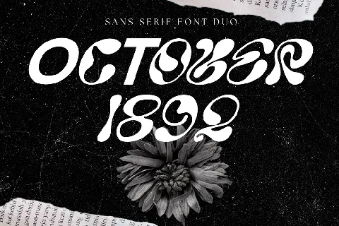 October 1892 Demo font