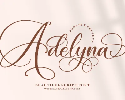 Adelyna font