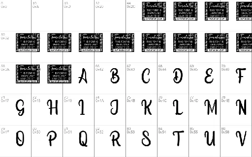 Destain Handwriting font