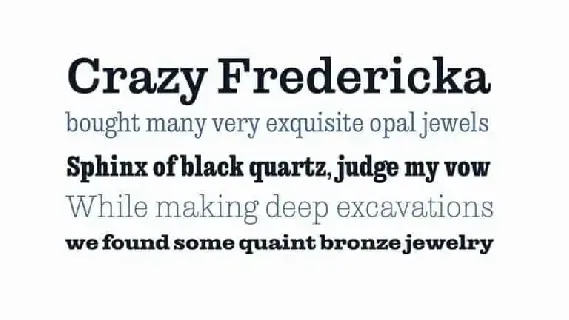 Libre Clarendon – Slab Serif font