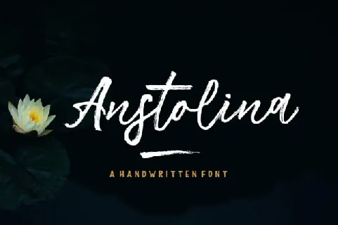 Anstolina Brush font