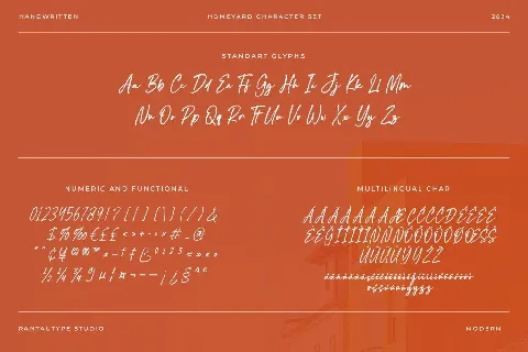 Homeyard font