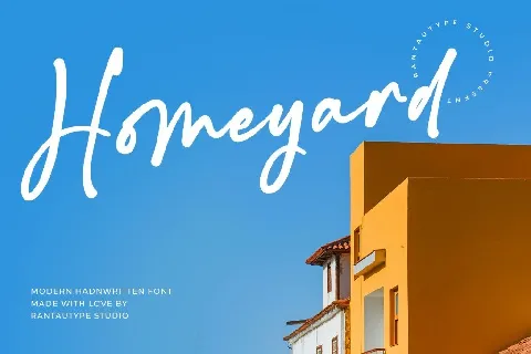 Homeyard font