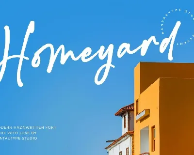 Homeyard font