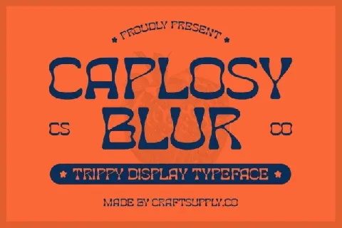 Caplosy Blur font