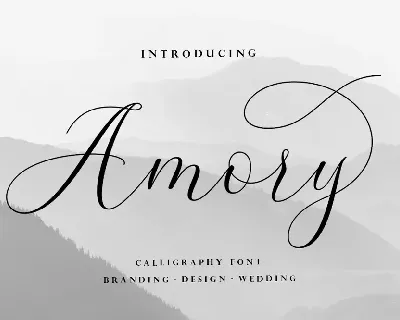 Amory font