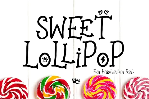 Sweet Lollipop font