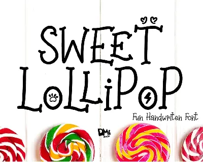 Sweet Lollipop font