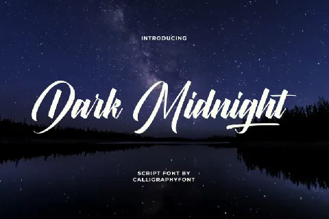 Dark Midnight font