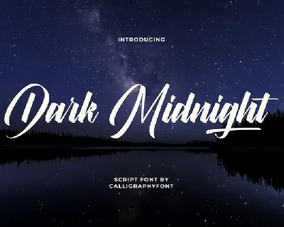 Dark Midnight font