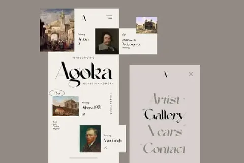 Agoka Serif font