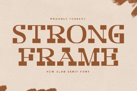 Strong Frame font