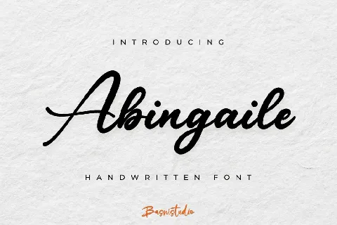 Abingaile font