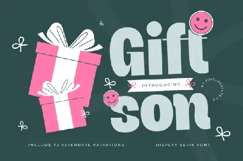 Giftson Serif font