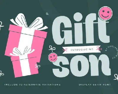 Giftson Serif font