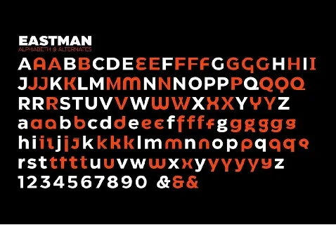 Eastman font