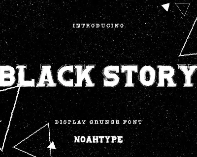 Black Story Demo font