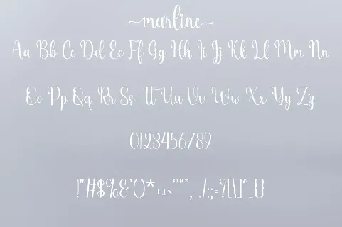 Marline font