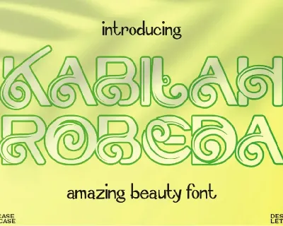 Kabilah Robeda font