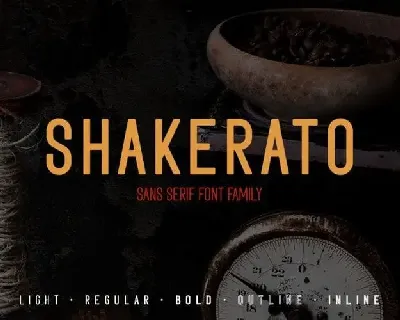 Shakerato Sans Serif font