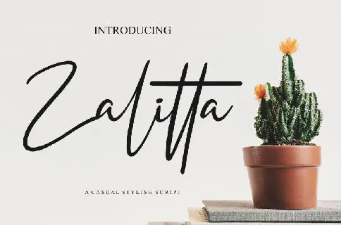 Zalitta Handwritten font