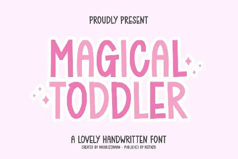 Magical Toddler font
