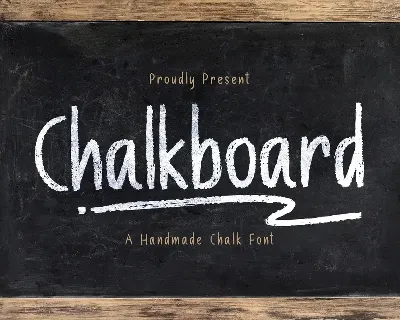Chalk Board font