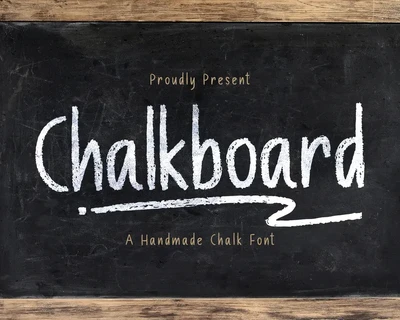 Chalk Board font