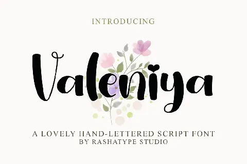 Valeniya - Personal use font