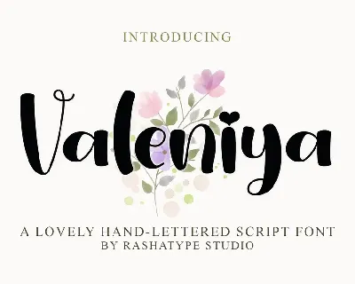 Valeniya - Personal use font