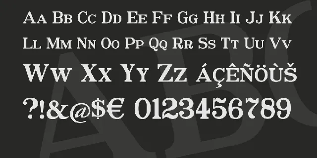 Postamt font