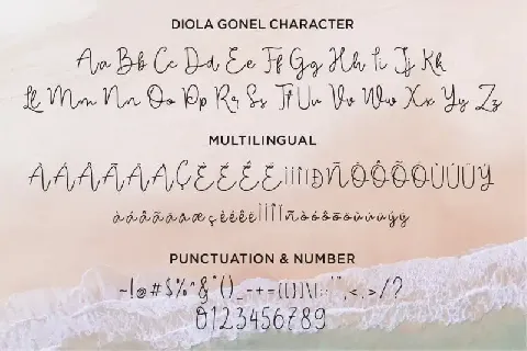 Diola Gonel Handwritten font