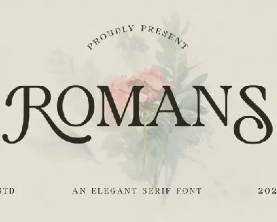 Romans font
