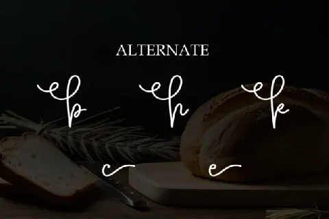 Homebake Script font