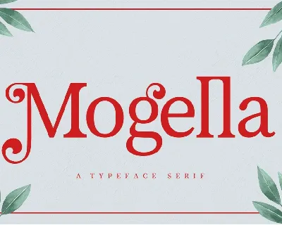 Mogella Serif Typeface font