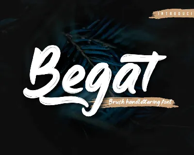 Begat font