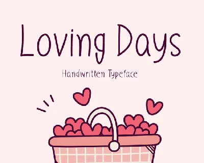 Loving Days font