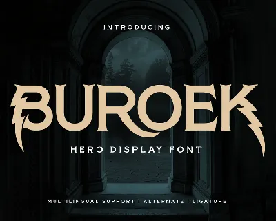 BUROEK Trial font