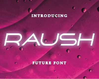 Raush font