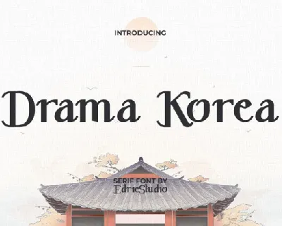 Drama Korea font