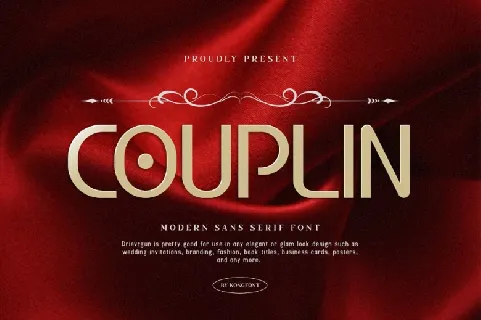 Couplin font