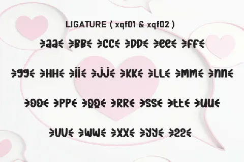 Love Bubble Display font