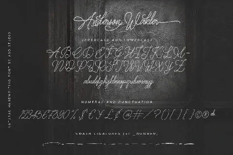 Anderson Wakler font