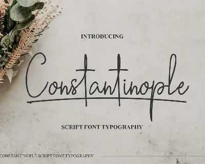 Constantinople font