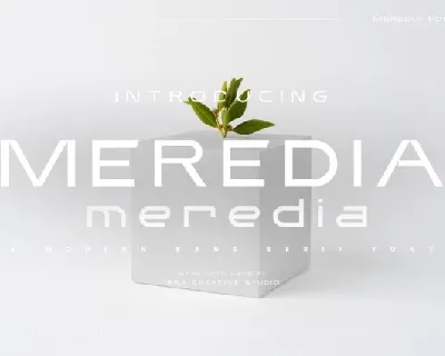 Meredia font