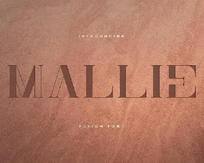 Mallie font