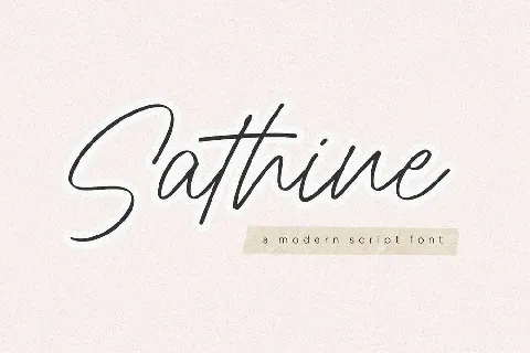 Sathine font