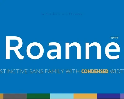 Roanne font