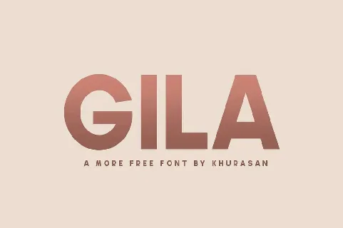 Gila Family font