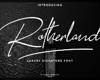 Rotherland font